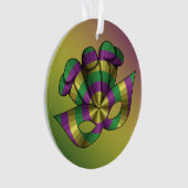 Mardi Gras Masker AcrylOrnament Ornament (voorkant)