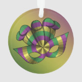 Mardi Gras Masker AcrylOrnament Ornament (achterkant)