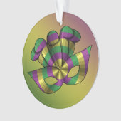 Mardi Gras Masker AcrylOrnament Ornament (voorkant)