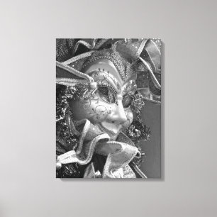 Mardi Gras masker Canvas Afdruk
