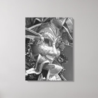 Mardi Gras masker Canvas Afdruk