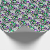 Mardi Gras masker en kralen Cadeaupapier (Hoek)