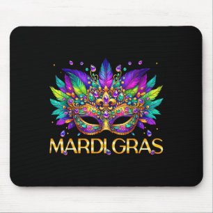 Mardi Gras-masker kralen Carnaval Vrouwen Meisje K Muismat