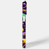 Mardi Gras masker/kralen/fleur de lis Case-Mate iPhone Case (Achterkant / Rechts)