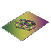 Mardi Gras Masker Notebook Notitieboek (Linkerzijde)