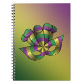 Mardi Gras Masker Notebook Notitieboek (Voorkant)