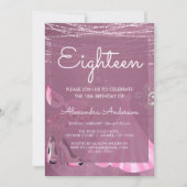 Mardi Gras Masker Paarse Maskerade Verjaardagsfees Kaart (Voorkant)