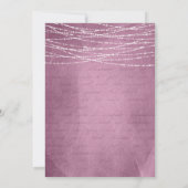 Mardi Gras Masker Paarse Maskerade Verjaardagsfees Kaart (Achterkant)