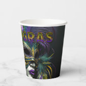 Mardi Gras-masker Papieren Bekers (Achterkant)