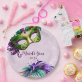 Mardi Gras-masker  Papieren Bordje (Feest)