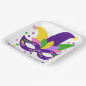Mardi Gras-masker   Papieren Bordje (Gebogen)