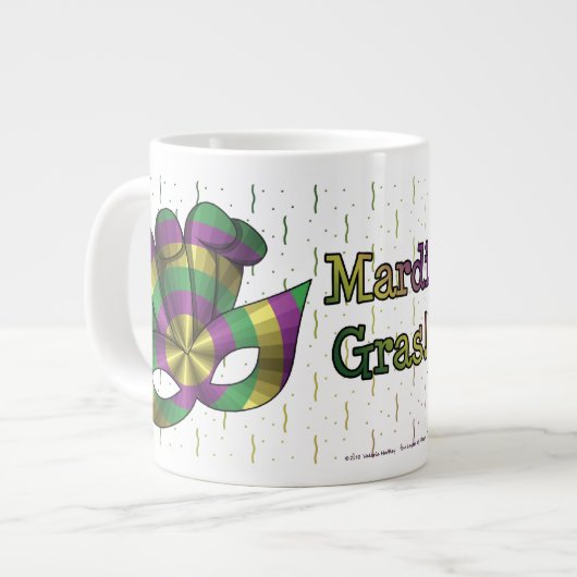 Mardi Gras Masker Speciale Mok (Links)