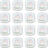 Mardi Gras masker! Sticker (Voorkant)