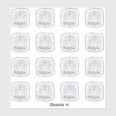 Mardi Gras masker! Sticker (Vel)