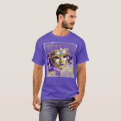 Mardi Gras Masker T-shirt (Voorkant volledig)