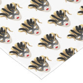 Mardi Gras Masker Tafelloper (Hoek)