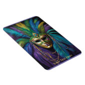 Mardi Gras Masker Veer Kralen Carnaval Aangepaste Magneet (Rechterzijde)