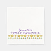 Mardi Gras | Maskerade Carnaval Servet (Voorkant)