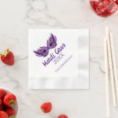 Mardi Gras Maskerade Feest Papieren Servetten (Insitu)