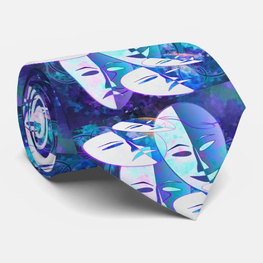 Mardi Gras Maskerade Masker Feest Necksjaal Stropdas (Opgerold)