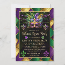Mardi Gras Maskerade Quinceañera