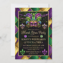 Mardi Gras Maskerade Quinceanera