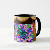 MARDI GRAS MASKERADES MASKERS Kleurrijke Confetti Mok (Voorkant rechts)