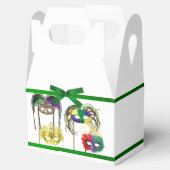 Mardi Gras Maskers 1 Bedankdoosjes (Geopend)