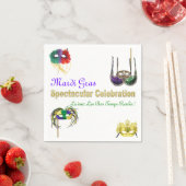 Mardi Gras Maskers 1 Servet (Insitu)