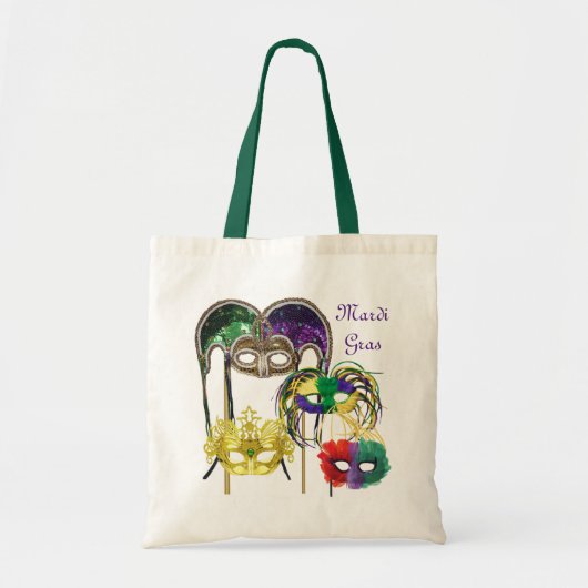 Mardi Gras Maskers 1 Tote Bag (Voorkant)