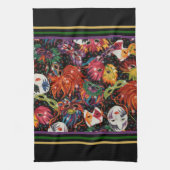 Mardi Gras Maskers 2 Theedoek (Verticaal)