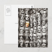 Mardi Gras Maskers Briefkaart (Voorkant / Achterkant)