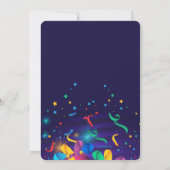 Mardi Gras Maskers Party Uitnodigingen (Achterkant)