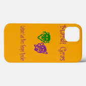 Mardi Gras Maskers Rouler Case-Mate iPhone Case (Achterkant (horizontaal))