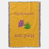 Mardi Gras Maskers Rouler Deken (Voorkant Verticaal)