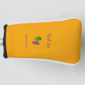 Mardi Gras Maskers Rouler Golfheadcover (Voorkant)