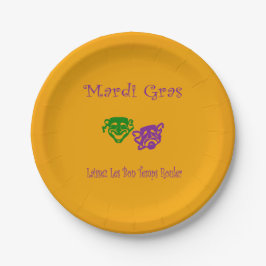 Mardi Gras Maskers Rouler Papieren Bordje