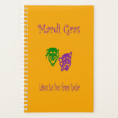 Mardi Gras Maskers Rouler Planner (Voorkant)