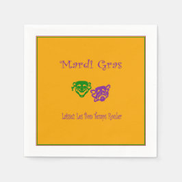 Mardi Gras Maskers Rouler Servetten