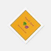 Mardi Gras Maskers Rouler Servetten (Hoek)