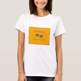 Mardi Gras Maskers Rouler T-shirt
