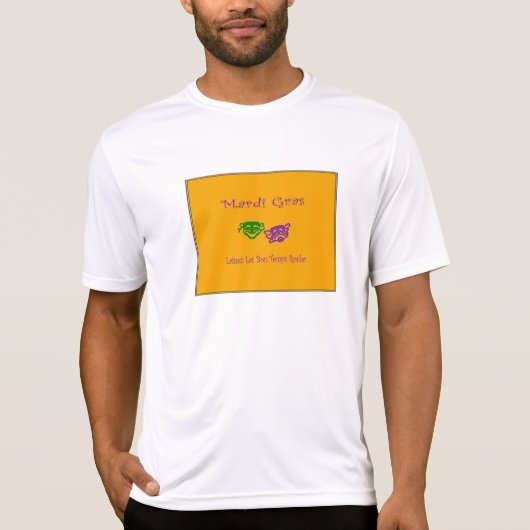 Mardi Gras Maskers Rouler T-shirt (Voorkant)