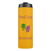 Mardi Gras Maskers Rouler Thermosbeker (Voorkant)