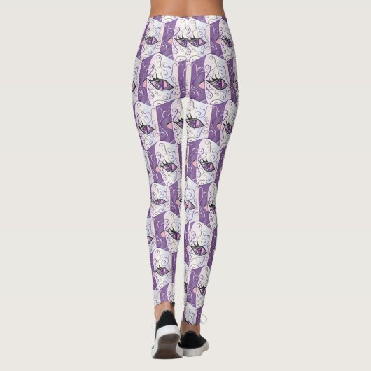 mardi gras maskers Thunder_Cove Leggings (Achterkant)
