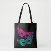 Mardi Gras Maskers Tote Bag (Voorkant)