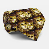 Mardi Gras, Maskersmaskers, Carnaval, Vette Dinsda Stropdas (Opgerold)