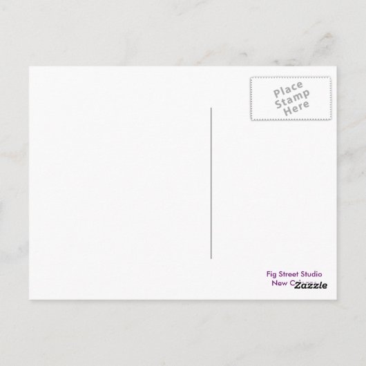 Mardi Gras Masking Briefkaart (Achterkant)