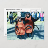 Mardi Gras Masking Roaches Briefkaart (Voorkant / Achterkant)