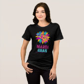 Mardi Gras Masks Celebration Shirt (Voorkant volledig)