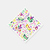 Mardi Gras Masks Servet (Hoek)